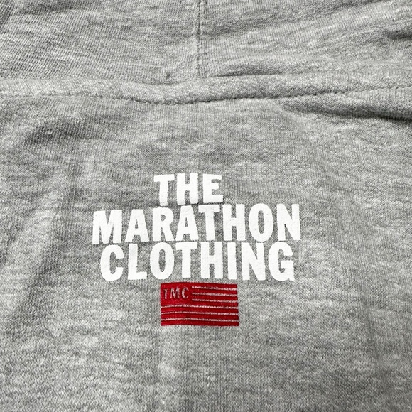 NWT The Marathon Clothing Crenshaw Hoodie Sweatshirt in Grey Youth XS - Picture 5 of 7